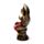 Red & Gold Thai Buddha Seated Lotus