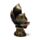 Red & Gold Thai Buddha Seated Lotus
