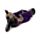 Purple & Black Thai Buddha Reclining