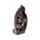 Silver & Black Hand Shaped Carved Lotus