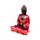 Red, Black & Gold Thai Buddha Contemplation