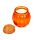 Autumn Harvest Pumpkin Spice Shaped Soy Wax Glass Candle Jar
