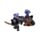 Witches Magical Black Cat Playing on Broomstick