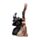 Witches Magical Black Cat with Broomstick