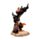 Witches Magical Black Cat Climbing Broomstick