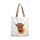 Jan Pashley Highland Coo Reusable Tote Bag