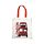 London Souvenir Red Bus Reusable Tote Bag