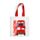 London Souvenir Red Bus Reusable Tote Bag