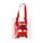 London Souvenir Red Bus Reusable Tote Bag