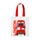 London Souvenir Red Bus Reusable Tote Bag