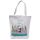 London Skyline Reusable Zip Up Cotton Bag