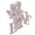 Cherubs Pair Holding LOVE Letters