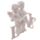 Cherubs Pair Holding LOVE Letters
