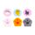 Set of 6 Beans & Co Cats Reusable Cleansing Pads