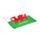 Welsh Dragon Wales (Cymru) Compressed Travel Towel