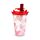Shatterproof Amore Hearts Double Walled Cup & Straw