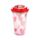Shatterproof Amore Hearts Double Walled Cup & Straw