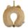 Relaxeazzz Shiba Inu Dog Plush Memory Foam Travel Pillow