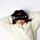 Relaxeazzz Feline Fine Cat Plush Travel Pillow & Eye Mask