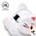 Relaxeazzz Maneki Neko Lucky Cat Plush Travel Pillow & Eye Mask