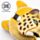 Relaxeazzz Leopard Plush Travel Pillow & Eye Mask