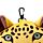 Relaxeazzz Leopard Plush Travel Pillow & Eye Mask