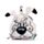 Relaxeazzz Idefix (Dogmatix) Asterix Shaped Plush Travel Pillow & Eye Mask