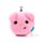 Relaxeazzz Adoramals Oliver the Pig Plush Travel Pillow & Eye Mask