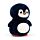 Swapseazzz Adoramals Ocean Penguin 2-in-1 Plush Travel Pillow & Toy