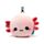 Relaxeazzz Adoramals Maddie the Axolotl Travel Pillow & Eye Mask
