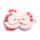 Relaxeazzz Adoramals Maddie the Axolotl Travel Pillow & Eye Mask