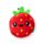 Relaxeazzz Elidi the Strawberry Foodiemals Travel Pillow & Eye Mask