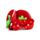 Relaxeazzz Elidi the Strawberry Foodiemals Travel Pillow & Eye Mask