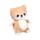Swapseazzz Adoramals Shuggs the Shiba Inu 2-in-1 Plush Travel Pillow & Toy