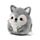 Squidglys Dorian the Wolf Adoramals Plush Toy