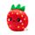 Squidglys Elidi the Strawberry Foodiemals Plush Toy