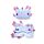 Relaxeazzz Minecraft Axolotl Shaped Plush Travel Pillow & Eye Mask