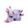 Relaxeazzz Minecraft Axolotl Shaped Plush Travel Pillow & Eye Mask