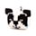 Relaxeazzz Minecraft Panda Shaped Plush Travel Pillow & Eye Mask