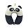 Relaxeazzz Adoramals Banjo the Panda Plush Kids Memory Foam Travel Pillow