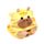 Hoodeazzz Adoramals Raffi the Giraffe Plush Memory Foam Travel Pillow & Hood