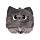 Hoodeazzz Beans & Co Pepper the Cat Plush Memory Foam Travel Pillow & Hood