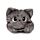 Hoodeazzz Beans & Co Pepper the Cat Plush Memory Foam Travel Pillow & Hood