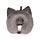 Hoodeazzz Beans & Co Pepper the Cat Plush Memory Foam Travel Pillow & Hood