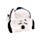 Relaxeazzz Peanuts Snoopy Shaped Plush Travel Pillow & Eye Mask