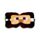 Relaxeazzz Minecraft Steve Shaped Plush Travel Pillow & Eye Mask