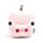 Relaxeazzz Minecraft Pig Shaped Plush Travel Pillow & Eye Mask