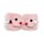 Relaxeazzz Minecraft Pig Shaped Plush Travel Pillow & Eye Mask