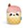 Relaxeazzz Foodiemals Isla the Ice Cream Plush Travel Pillow & Eye Mask