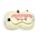 Relaxeazzz Foodiemals Isla the Ice Cream Plush Travel Pillow & Eye Mask